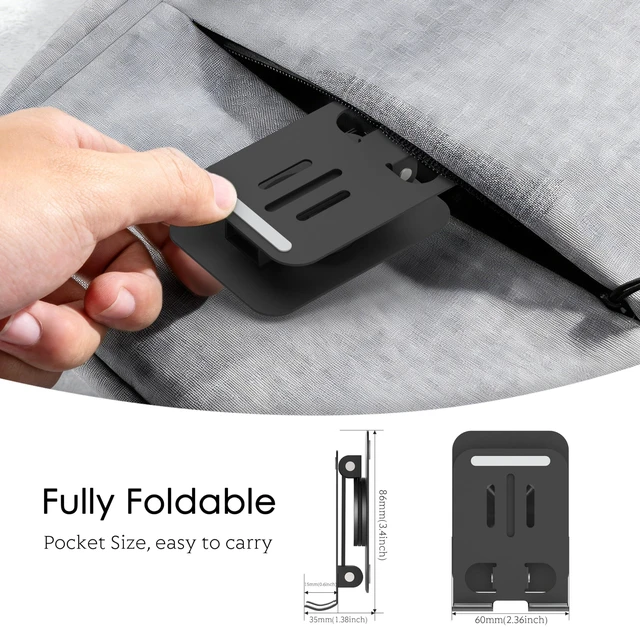 Alt view image 2 of 7 - Metal Cell Phone Stand Multi Angle Adjustable 360 Degree Rotation Foldable Non Slip Aluminum Mobile Phone Holder Dock Cradle Mount Base Desktop for Universal Smartphone Tablet Home Office Desk