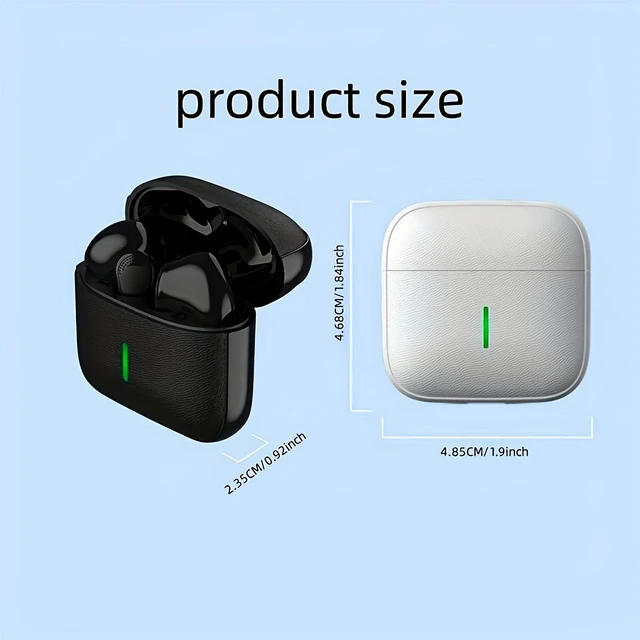 Alt view image 10 of 14 - 2026 New HD Wireless Earphones, Long-Lasting Stereo In-Ear Headphones, USB Charging, Call Noise Reduction & Touch Control, Rechargeable Battery for Phones, Laptops, Running & Workouts