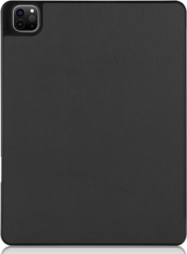 Alt view image 11 of 14 - iPad Pro 12.9 inch Case 2021 5th Generation with Pencil Holder, Slim Lightweight Trifold Stand Cover -- Pencil Charging + Auto Sleep/Wake -- Soft TPU Back Cover for New iPad Pro 12.9 2021