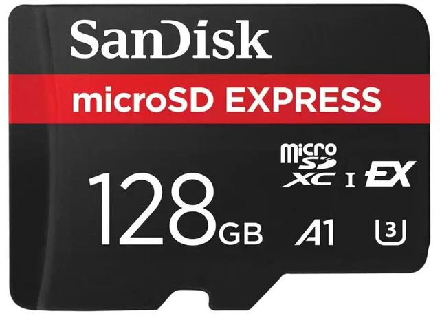 Alt view image 10 of 16 - SANDISK 128GB microSD Express Card - Works with Nintendo-Switch 2, Up to 880MB/s Read, Up to 480MB/s Write, 100MB/s Sustained Write, U3, C10 - SDSQXFN-128G-GN4NN