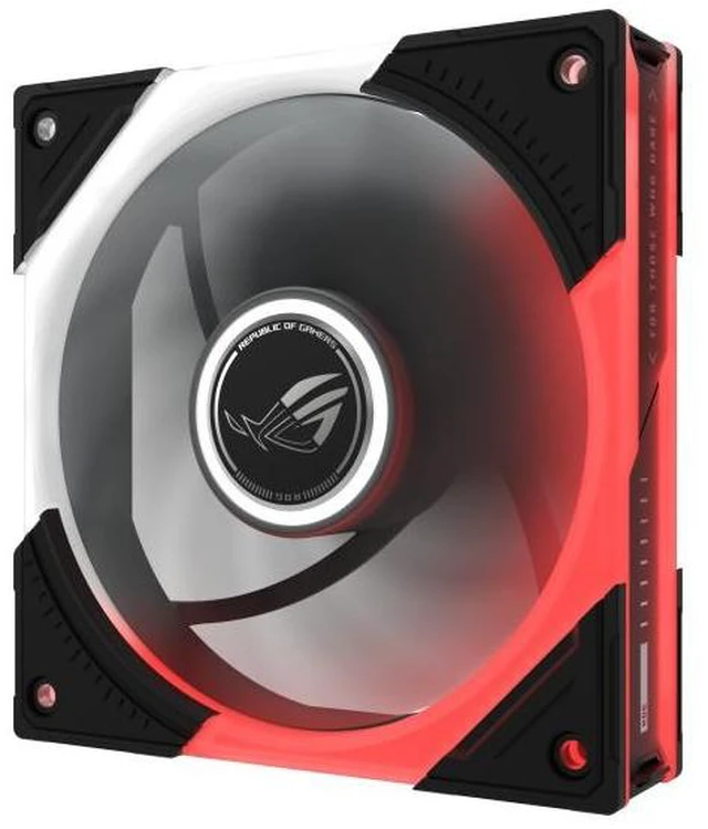 Alt view image 12 of 14 - ASUS ROG Eurux GR120 ARGB Case Fan 3Pack (2600 RPM, 4.5 mmHO static pressure, 85 CFM airflow, daisy-chain cable design, three independent lighting zones & 10 lighting effect modes and custom settings)