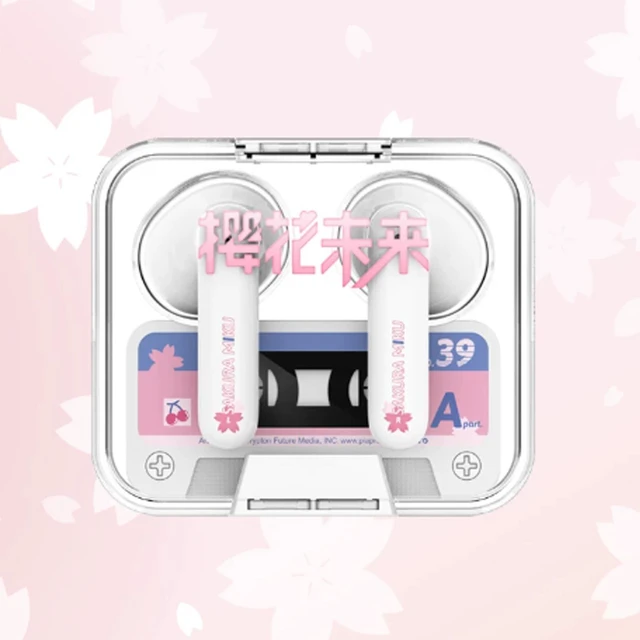 Alt view image 9 of 14 - Moeyu Sakura Happy Travel Series Wireless Bluetooth Earbuds, Dual-microphone noise cancellation, 13mm large dynamic driver, IPX4 dust and water resistance, 240-hour ultra-long battery life, White