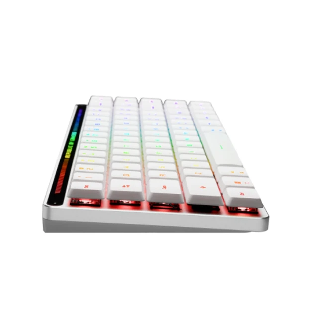 Alt view image 9 of 14 - ASUS ROG Falchion RX LP Wireless Tri-Mode Gaming Mechanical Keyboard, RGB lighting, 68 keys, 570-hour battery life, Ideal for gaming and office work, Compatible with Windows and Mac, White, Red Switch