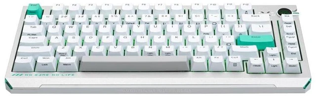 Alt view image 9 of 12 - ASUS TX 75 Wireless Magnetic Gaming Keyboard, TTC Magnetic King Switches, Tri-Mode Wireless, 8K Polling Rate, PBT Keycaps, Stunning RGB Lighting, 10000mAh Large Capacity Battery, Gasket Mount, White
