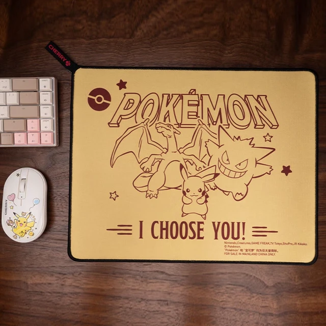 Alt view image 13 of 14 - CHERRY Pokémon - Thunder Call Gaming Mouse Pad, High-Speed Fabric Surface, Durable and Non-Slip Rubber Base, Neatly Finished Edges That Stay Flat, 360x280x4 mm