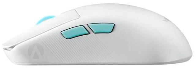 Alt view image 10 of 14 - Asus ROG Harpe Ace Aim Lab Edition Gaming Mouse, 54 g Ultra-Lightwieght, Connectivity (2.4GHz RF, Bluetooth, Wired), 36K DPI Sensor, 5 Programmable Buttons, ROG SpeedNova, Esports & FPS Gaming, White