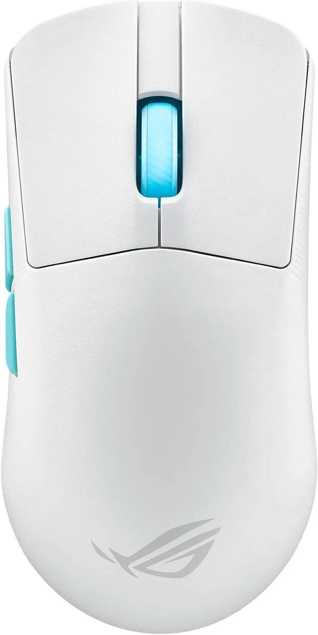 Alt view image 8 of 14 - Asus ROG Harpe Ace Aim Lab Edition Gaming Mouse, 54 g Ultra-Lightwieght, Connectivity (2.4GHz RF, Bluetooth, Wired), 36K DPI Sensor, 5 Programmable Buttons, ROG SpeedNova, Esports & FPS Gaming, White