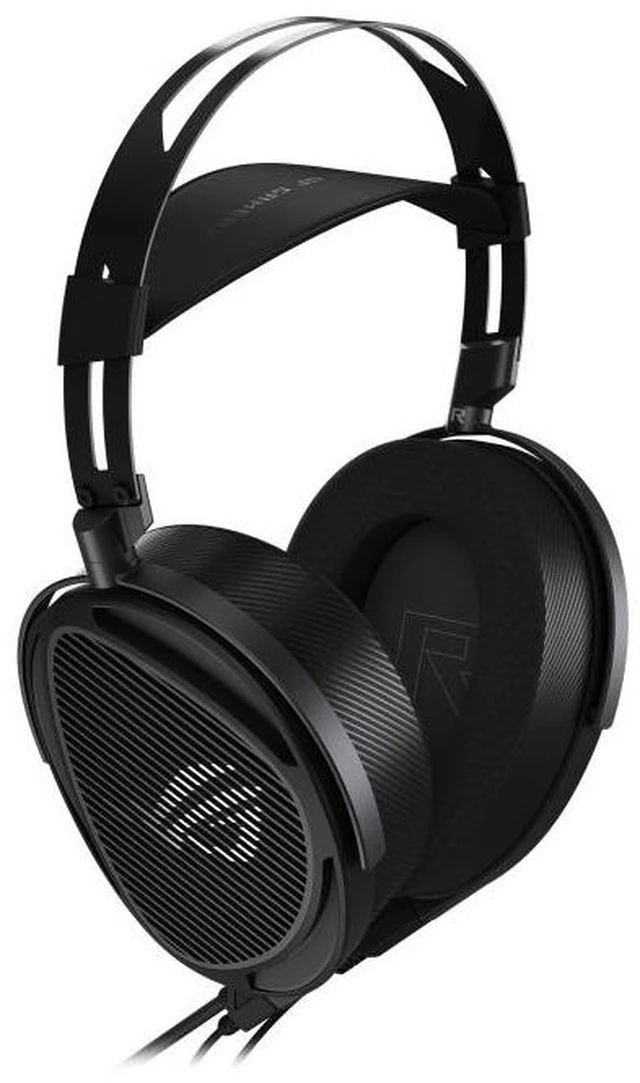 Alt view image 13 of 14 - ASUS ROG Kithara Wired Gaming Headphones - ROG-tuned 100mm HIFIMAN planar magnetic drivers, open-back design, full-range MEMS boom microphone, dual 3.5mm inputs, 4.4mm balanced connector, Black
