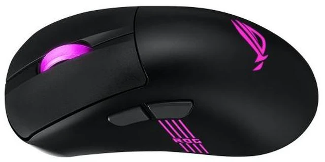 Alt view image 11 of 14 - ASUS ROG Keris II RGB Wireless Esports Mouse,65g Lightweight,3-Zone RGB Lighting,42K DPI ROG AimPoint Pro Optical Sensor,2nd-gen ROG Mechanical Switches,ROG SpeedNova Wireless,8KHz polling rate,Black
