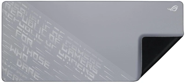 Alt view image 14 of 14 - ASUS ROG Scabbard II Arctic Gray XXL Gaming Mouse Pad, 900 x 400 x 3mm, Military-Grade Nano Water-Oil-Dust Repellent Triple-Protection Coating, Non-Slip Rubber Base,Wear-Resistant Flat-Stitched Edges