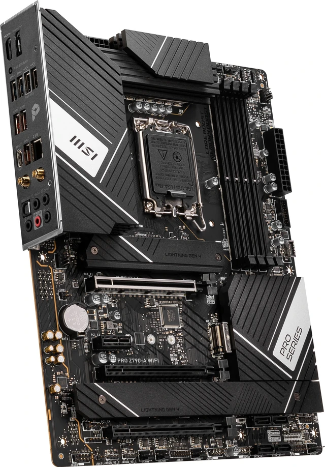 Alt view image 16 of 17 - MSI PRO Z790-A WIFI LGA 1700 Intel Z790 SATA 6Gb/s DDR5 ATX Motherboard