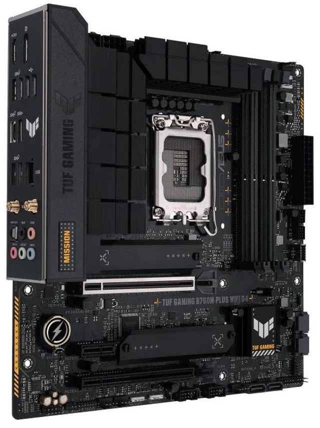 Alt view image 10 of 14 - ASUS TUF GAMING B760M-PLUS WIFI D4 Intel B760 LGA 1700 micro ATX