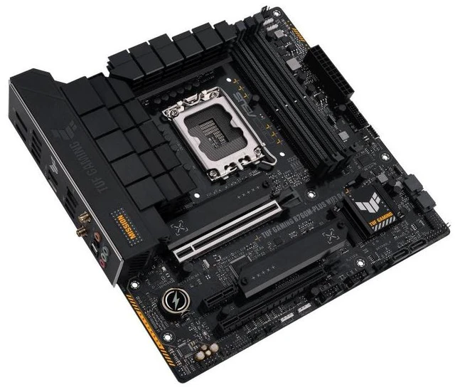 Alt view image 12 of 14 - ASUS TUF GAMING B760M-PLUS WIFI D4 Intel B760 LGA 1700 micro ATX
