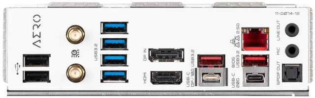 Alt view image 8 of 10 - Gigabyte Z790 AERO G Motherboard CPU LGA1700 Intel DDR5 HDMI 2.5GbE LAN Wi-Fi 6E