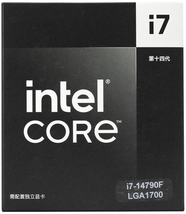 Alt view image 2 of 2 - Intel Core i7-14790F Raptor Lake Desktop Processor Game Special Edition i7 14th Gen, 16 Cores up to 5.4 GHz Turbo LGA 1700 65W Without Graphics and Fan -Black Box