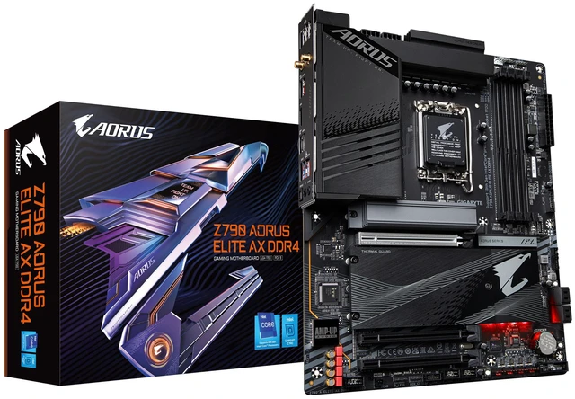 Alt view image 5 of 9 - Gigabyte Z790 AORUS ELITE DDR4 Motherboard CPU LGA1700 Intel HDMI 2.5GbE LAN