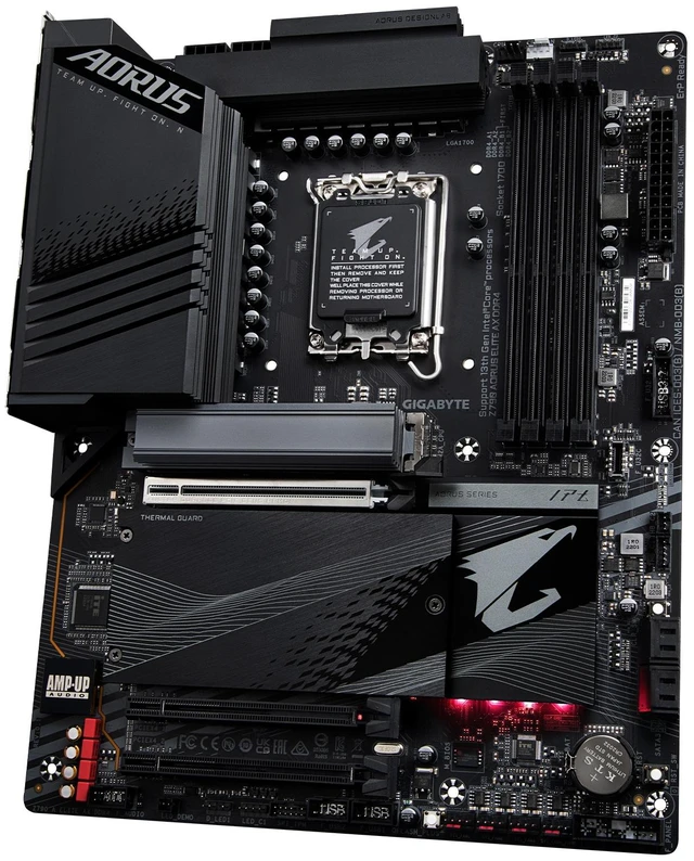 Alt view image 9 of 9 - Gigabyte Z790 AORUS ELITE DDR4 Motherboard CPU LGA1700 Intel HDMI 2.5GbE LAN