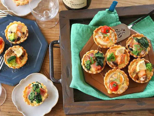 Alt view image 7 of 7 - Mini Tart Pan, 2.75" Egg Tart Molds 6-Cavity Non Stick Fluted Mini Tart Mould, Reusable Quiche Bakeware Carbon Steel for Pies, Quiche, Cheese Cakes, Desserts(Not Included Cutting Mold)