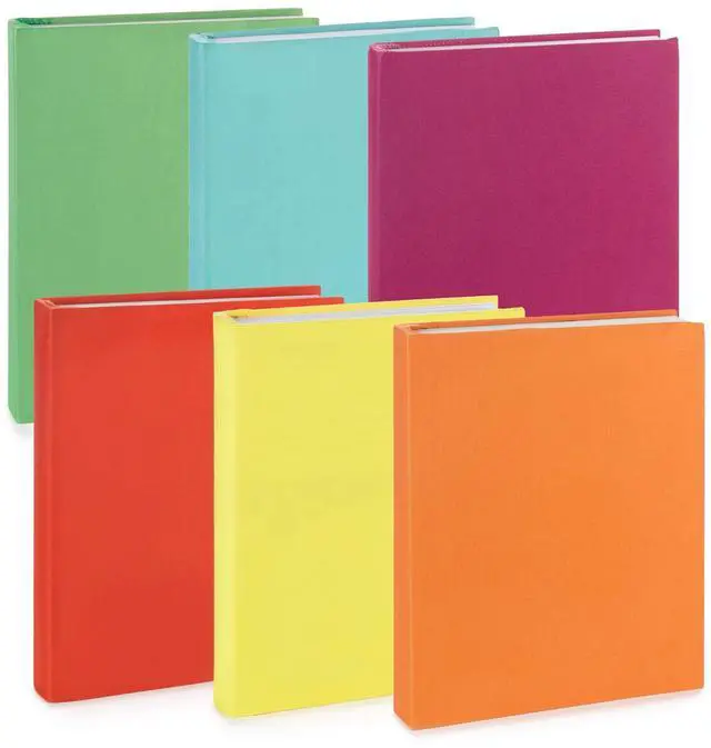 Main image of 6 Stretchable Book Covers, Fabric, Assorted Colors