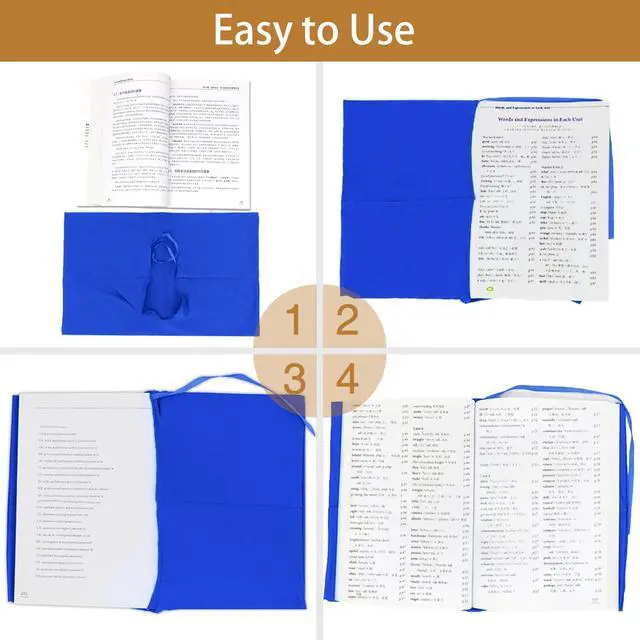 Alt view image 5 of 7 - Blue Book Covers 3 Pack, 9x11 Inch, Jumbo Stretchable Book Sox