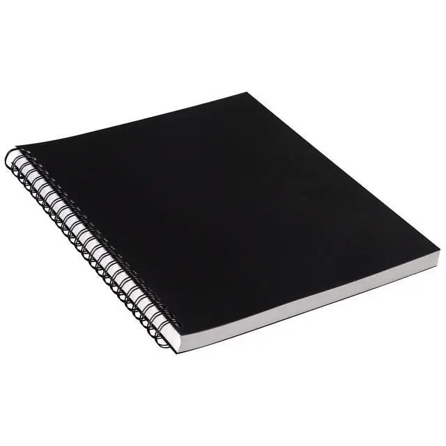Alt view image 2 of 2 - Poly Cover Sketch Book, Heavyweight, 6" x 9", Black, 75 Sheets