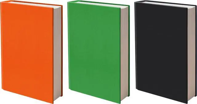 Main image of Jumbo, Stretchable Book Cover Solid Colors 3 Pack. Fits Most Hardcover Textbooks Up to 9" x 11". Adhesive-Free, Nylon Fabric Protectors are A Needed School Supply for Students Washable and Reusable.