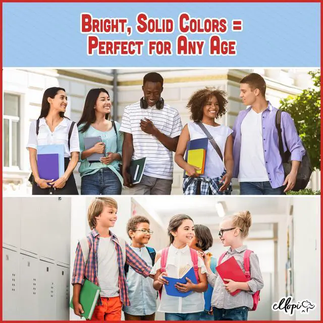 Alt view image 7 of 7 - Easy Apply Stretchable Book Cover 1 Pack Light Blue. Jumbo Jacket Fits Most Hardcover Textbooks Up to 9" x 11". Adhesive-Free, Nylon Fabric Protectors. Washable and Reusable School Supply for Students