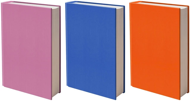 Main image of Standard, Stretchable Book Cover Solid Colors 3 Pack. Fits Most Hardcover Textbooks Up to 8" x 10". Adhesive-Free, Nylon Fabric Protectors are A Needed School Supply for Students Washable and Reusable