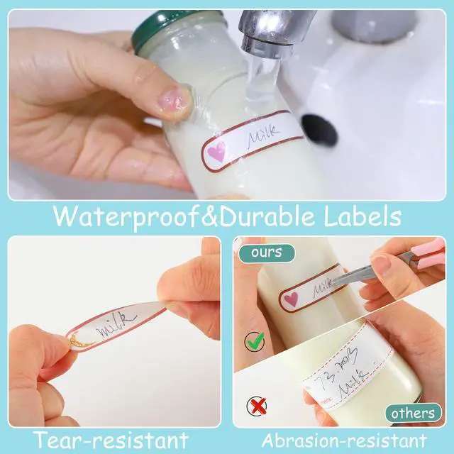 Alt view image 4 of 6 - 480 Pcs Baby Bottle Labels for Daycare Essentials