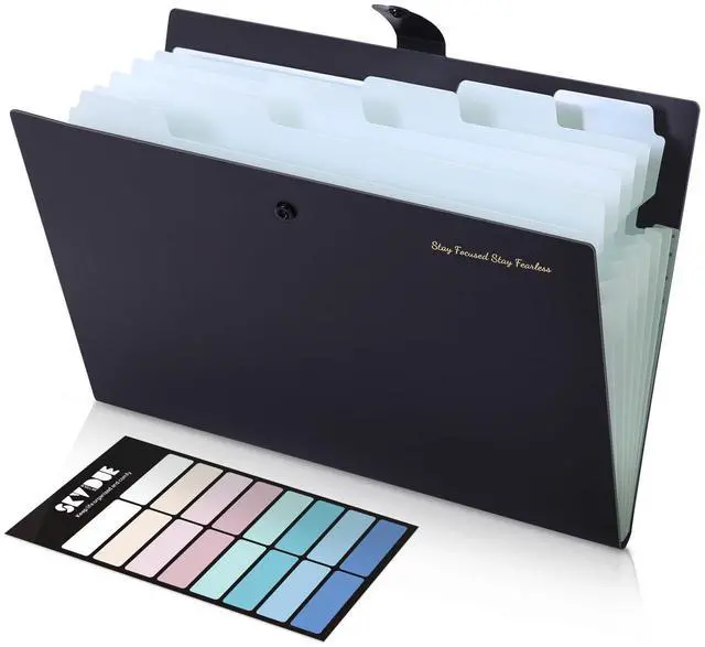 Main image of 7-Pocket Expanding File Folder, Accordion Document Organizer