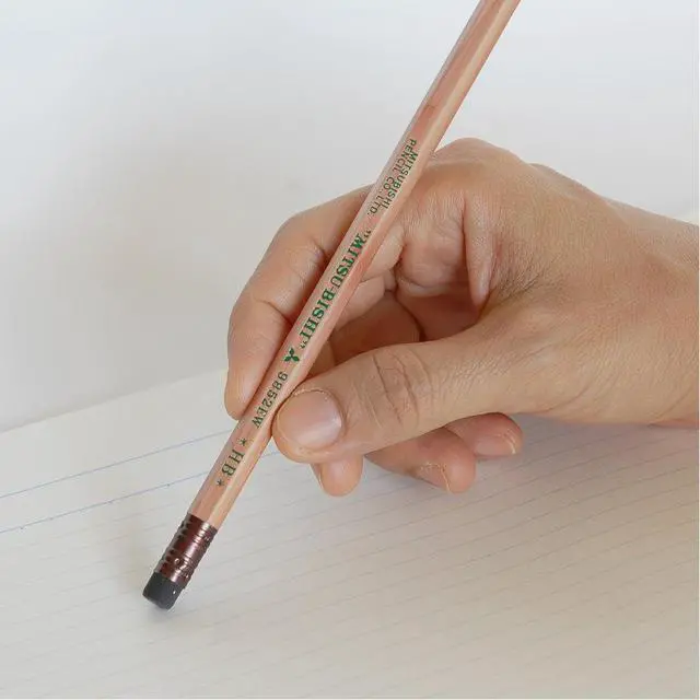 Alt view image 4 of 4 - Mitsubishi Pencil K9852EWHB Recycled Pencil with Eraser 9852EW HB, 1 Dozen