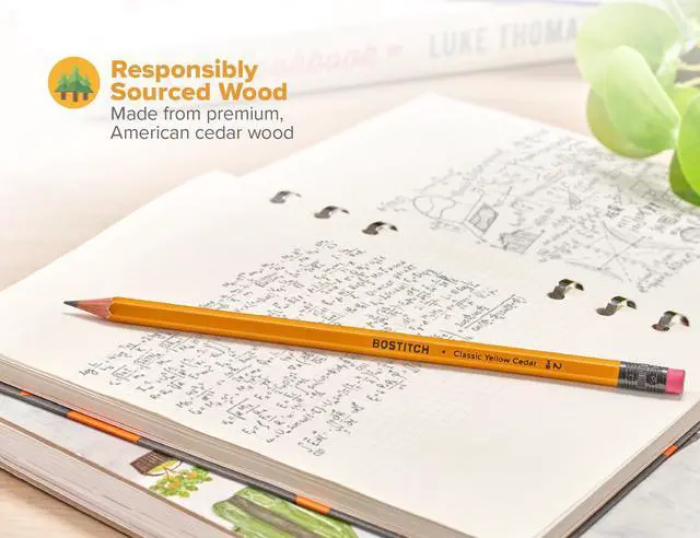 Alt view image 3 of 4 - Office Premium #2 Pencils, American Cedar Wood, Pre-Sharpened, HB Graphite, 60-Pack
