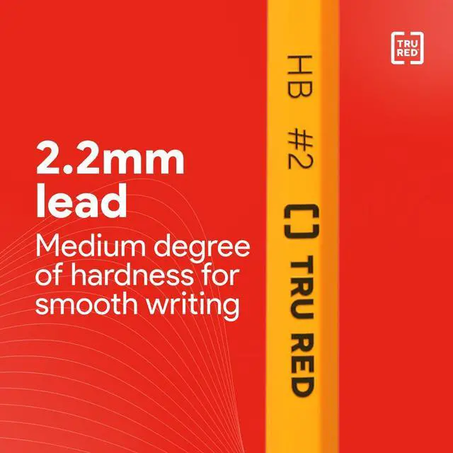 Alt view image 5 of 7 - Staples Wooden Pencils, #2 Lead, Pre-Sharpened, Yellow, 72 Pack