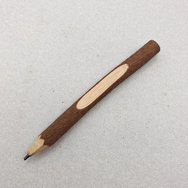 Alt view image 3 of 3 - 12 Pcs Natural Wooden Pencils Wood Tree Branch