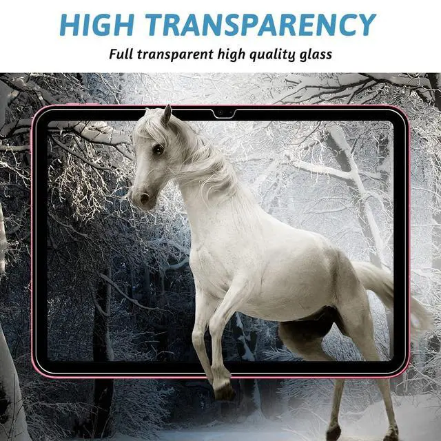 Alt view image 6 of 7 - 2-Pack Tempered Glass Screen Protector for iPad 11th Generation (iPad A16 11-inch 2025) / iPad 10th Gen (2022 10.9-inch) - Ultra HD Clear, Anti-Scratch, Bubble-Free Installation