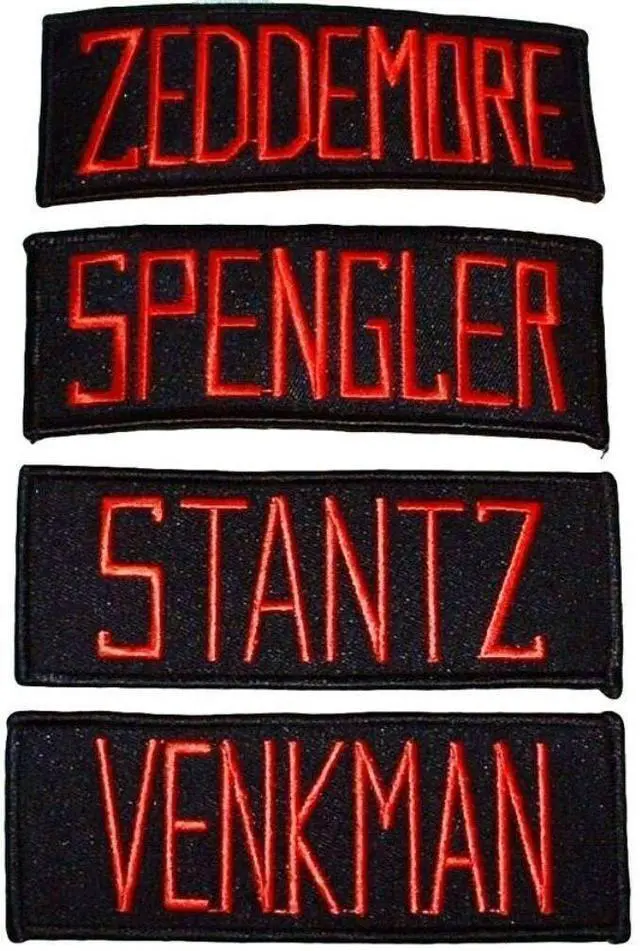 Main image of Lot of 4 Name Tags Embroidered Patches