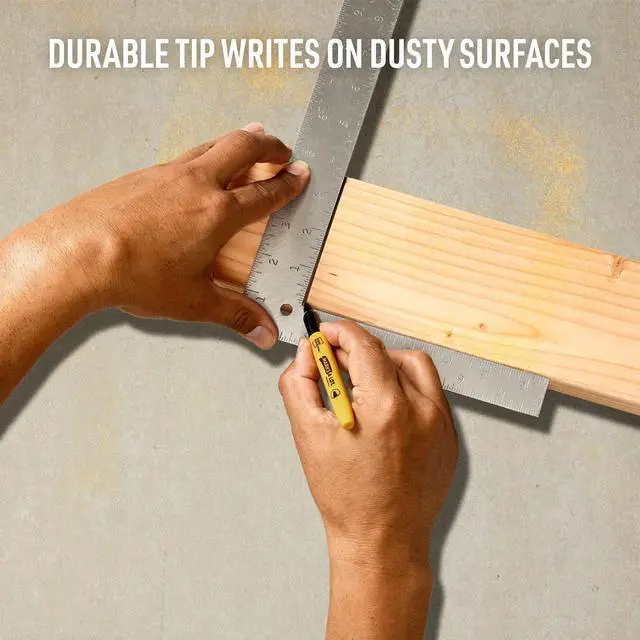 Alt view image 4 of 7 - Marks A Lot UltraDuty Bullet Tip Permanent Markers, Water Resistant Ink, For Jobsites and Tough Environments, 12 Black Markers (29840)
