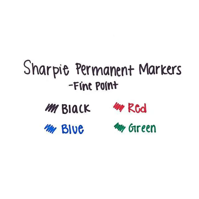 Alt view image 6 of 6 - Extreme Permanent Markers, Fine Point, Black, 4 Count - Fade Resistant Against Both Wet and Dry Outdoor Elements