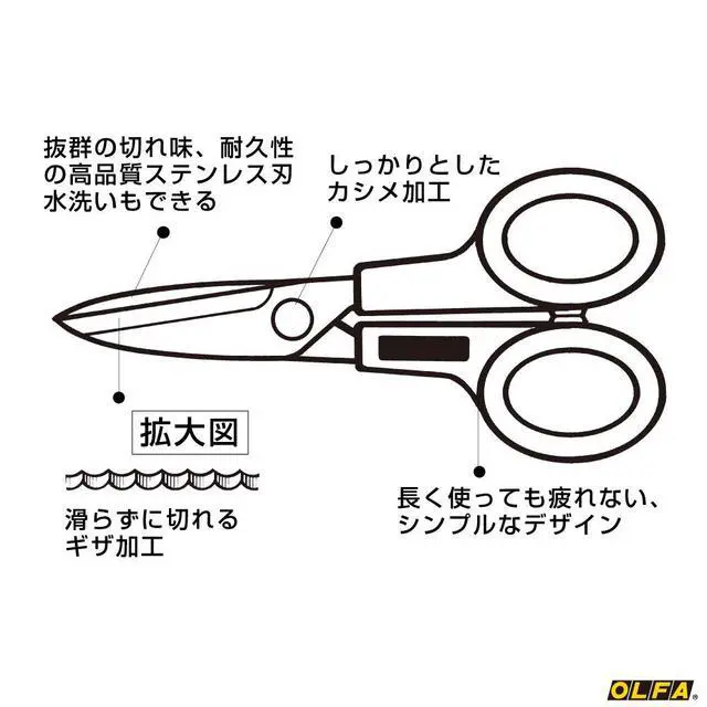 Alt view image 5 of 7 - Home Scissors L-Shaped 112B