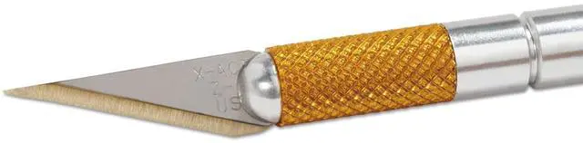Alt view image 3 of 4 - Z-Series Precision Utility Knife, Metal, Silver, Aluminum Handle, Includes Safety Cap - For Precise, Fine Cuts