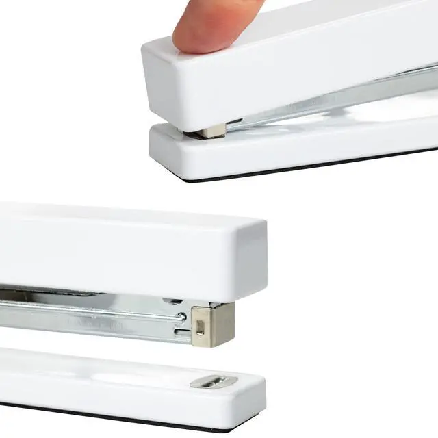 Alt view image 3 of 7 - Modern Desk Stapler - White - Sold Individually