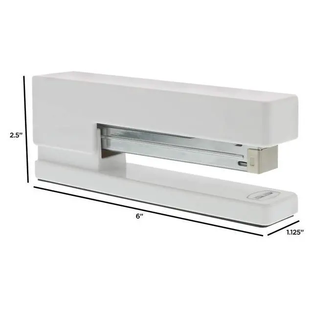 Alt view image 7 of 7 - Modern Desk Stapler - White - Sold Individually