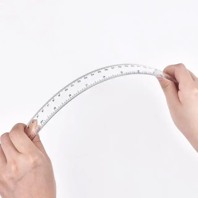 Alt view image 5 of 7 - Clear Plastic Ruler 12 Inch Straight Rulers, for School, Office, 2pcs | Shatterproof Rulers, with Inches and Centimeters, Easy-to-Read Markings, Plastic Drafting Measuring Ruler