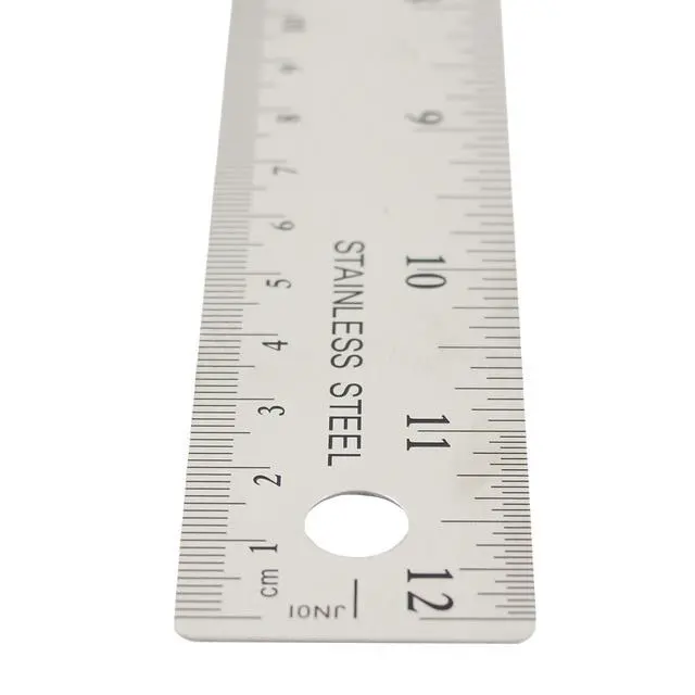 Alt view image 5 of 7 - 10415 Stainless Metal Ruler with Non-Slip Cork Base, 12-Inch