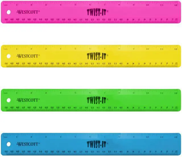 Alt view image 5 of 6 - 12" Twist It Flexible Ruler, Assorted Colors