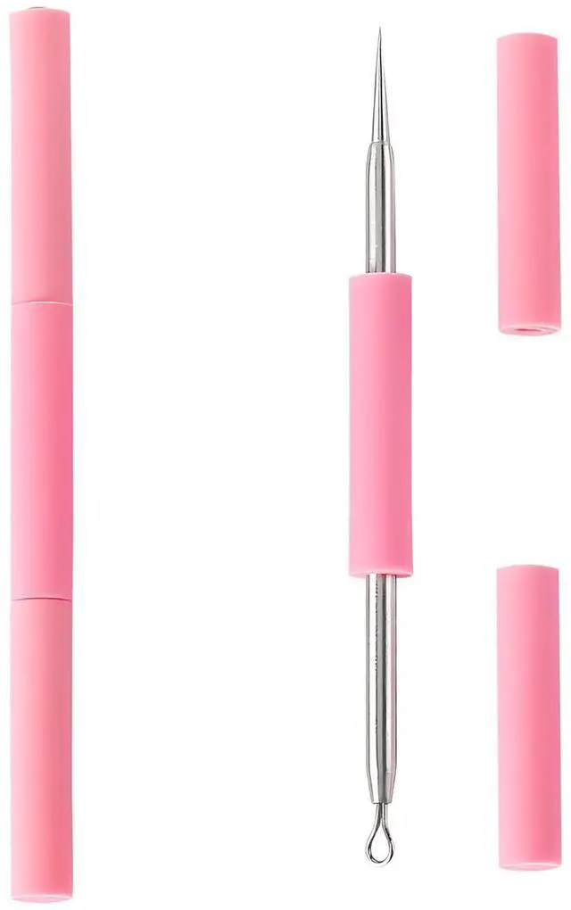 Main image of Professional Acne Removal Needle Set, Dual-Ended Blackhead & Whitehead Extractor Tool