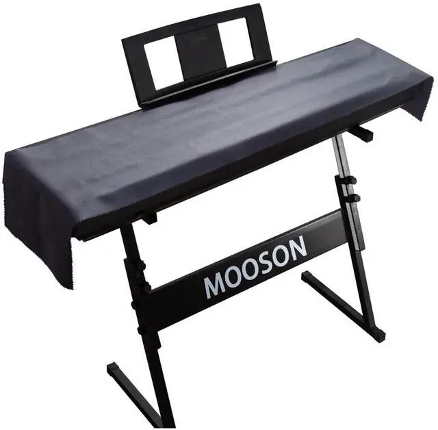 Main image of Keyboard Piano Cover, Digital Piano Dust Cover, Light Luxury Soft and Premium Surface, Thickening Electronic Organ Covering Keyboard Update Encasement (Black)