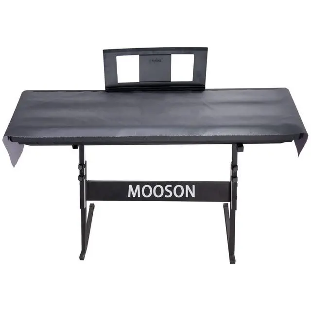 Alt view image 2 of 7 - Keyboard Piano Cover, Digital Piano Dust Cover, Light Luxury Soft and Premium Surface, Thickening Electronic Organ Covering Keyboard Update Encasement (Black)