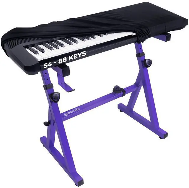 Main image of Piano Keyboard Cover, Keyboard Dust Cover for 88 Keys | Electric Digital Case Protector Cloth with High Elasticity Spandex and Cord Lock for Musical Instrument and Accessories