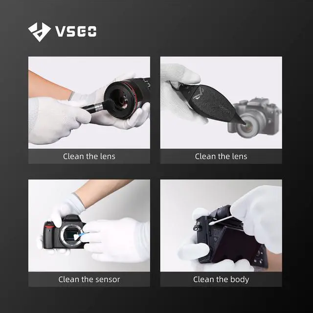 Alt view image 6 of 7 - Microfiber Camera Cleaning Gloves for Professionals | Anti-Static, for Camera and Sensor Cleaning, for Precision Instruments, Vacuum Clean Sealed Packaging, White, DDG-1